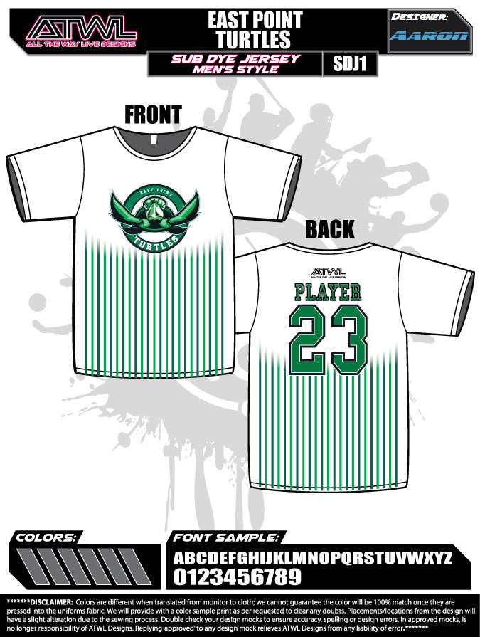 East Point Men's & Youth Basketball Jerseys - Breathable Mesh Sports Jersey for Training & Games - Custom Team Uniforms for Basketball, Soccer & Casual Wear