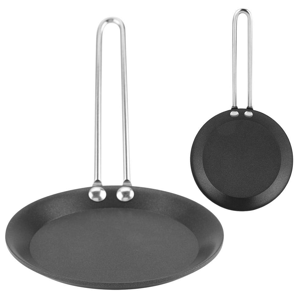 Nonstick Mini Fry Pan - Small Skillet for Baking, Cooking Eggs & More - Cute Household Cookware with Steel Handle - Perfect for Breakfast, Camping & Small Kitchens