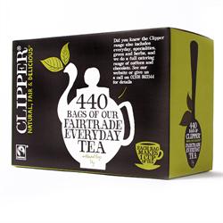 Clipper Everyday One Cup Tea - 440 Tea Bags | Organic, Fairtrade, Flavorful | Perfect for Home, Office & Travel