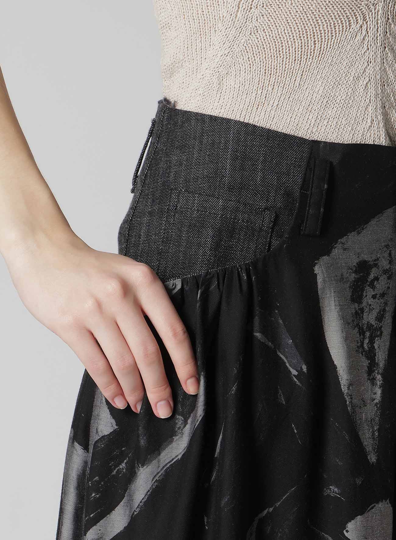 Stylish Denim and Cupro Blend Skirt for Women - Comfortable, Breathable & Trendy - Perfect for Casual Outings, Office Wear & Date Nights
