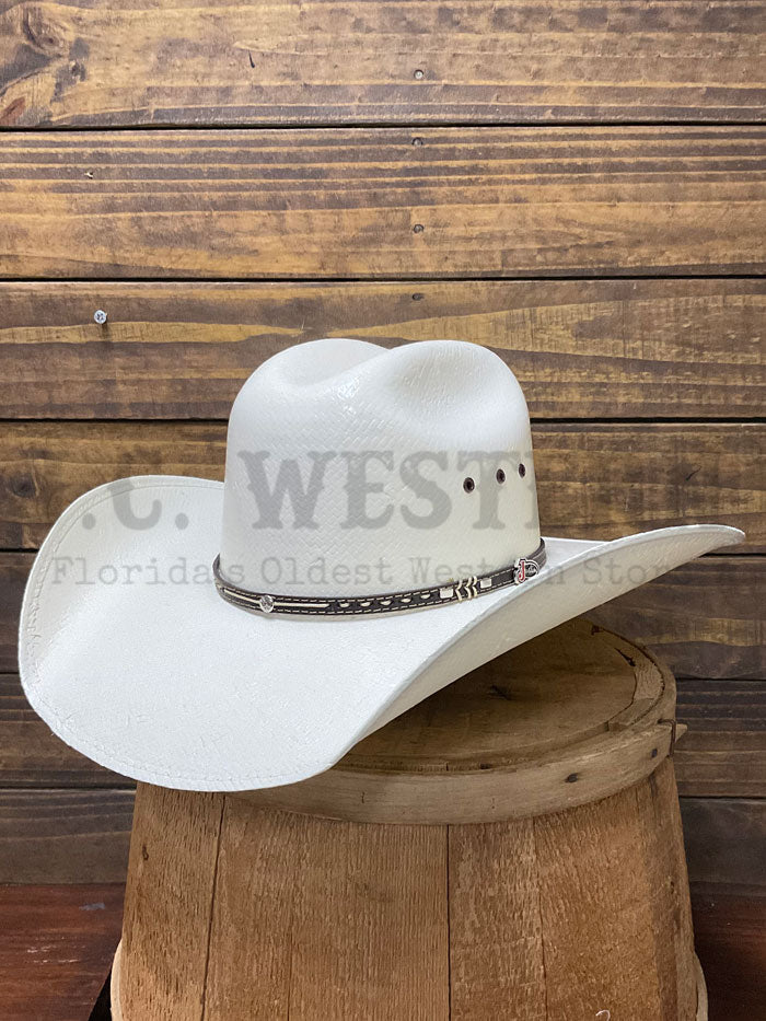 Justin JS1130SWWA44 10X Sweet Water Straw Cowboy Hat in Ivory - Perfect for Western Rodeo, Country Music Festivals & Summer Outdoor Adventures