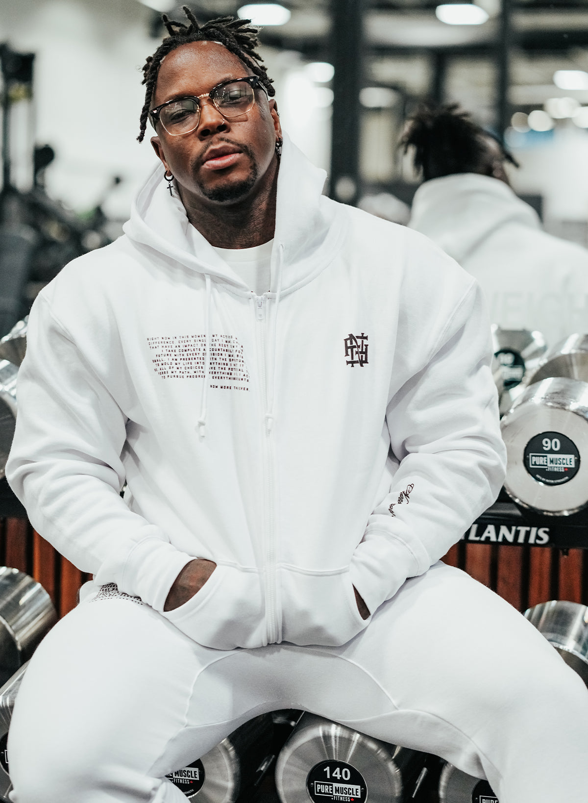 More Than Ever Zip Up Hoodie - White | Stylish & Comfortable Pullover for Casual Wear & Outdoor Activities