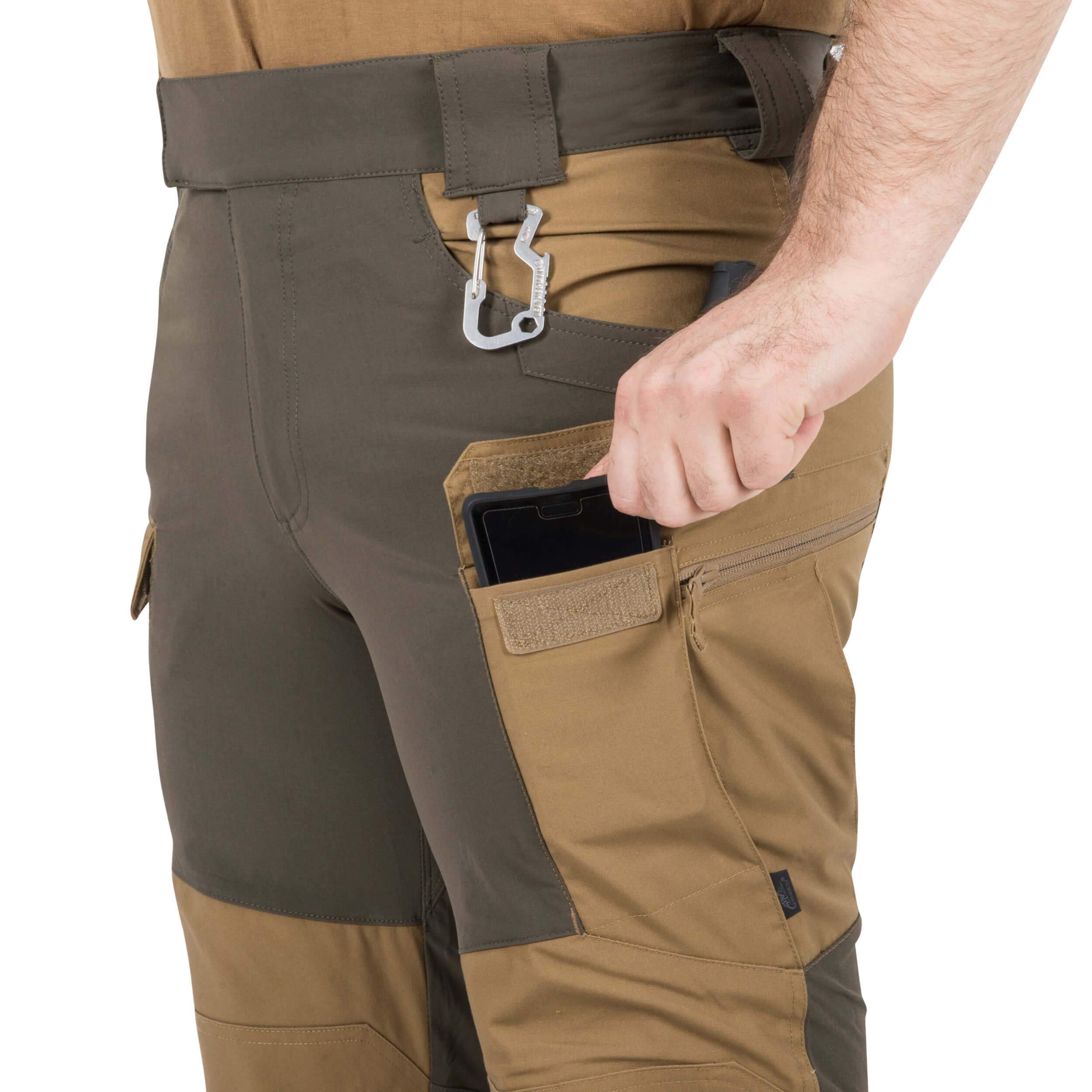 Helikon-Tex HOP Hybrid Outback Tactical Pants - Durable Canvas & VersaStretch Fabric - Outdoor Hiking, Law Enforcement & Work Pants - Perfect for Tactical Missions, Camping & Professional Use