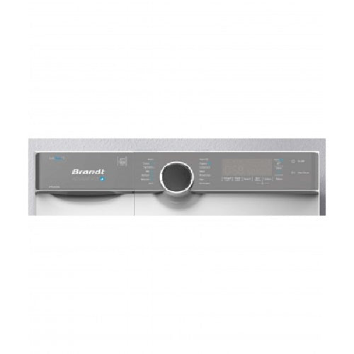 Brandt WFB406QWA 10kg Front Load Washing Machine - Energy Efficient, Quiet Operation for Apartments & Small Homes - Perfect for Laundry Rooms & Compact Spaces