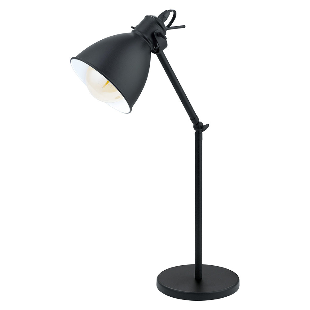 Priddy Table Lamp - Modern LED Desk Light for Home Office, Bedroom & Living Room - Stylish Nightstand Lighting for Reading & Decor