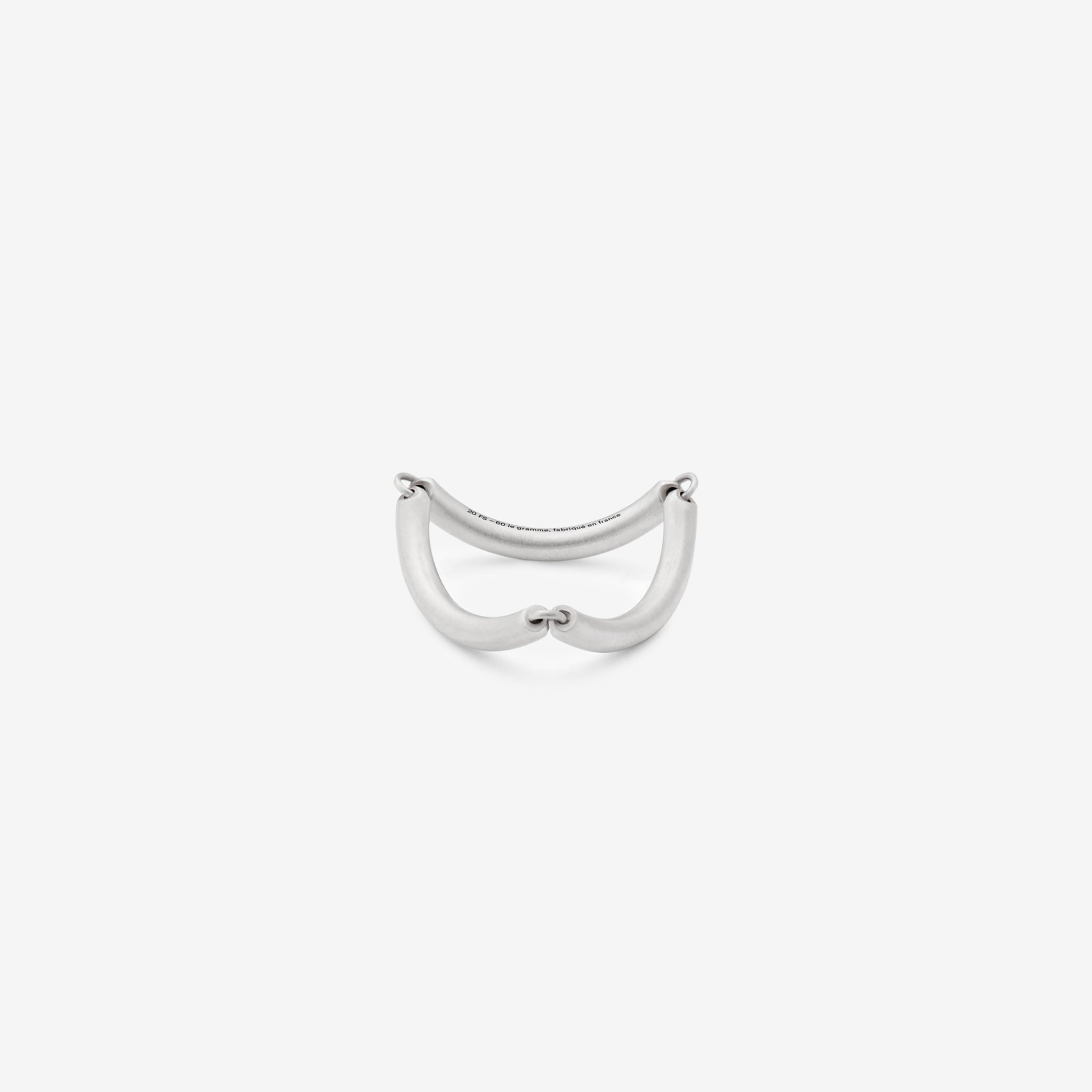 3g Brushed Sterling Silver Segment Ring for Women - Elegant Stackable Band for Everyday Wear & Special Occasions