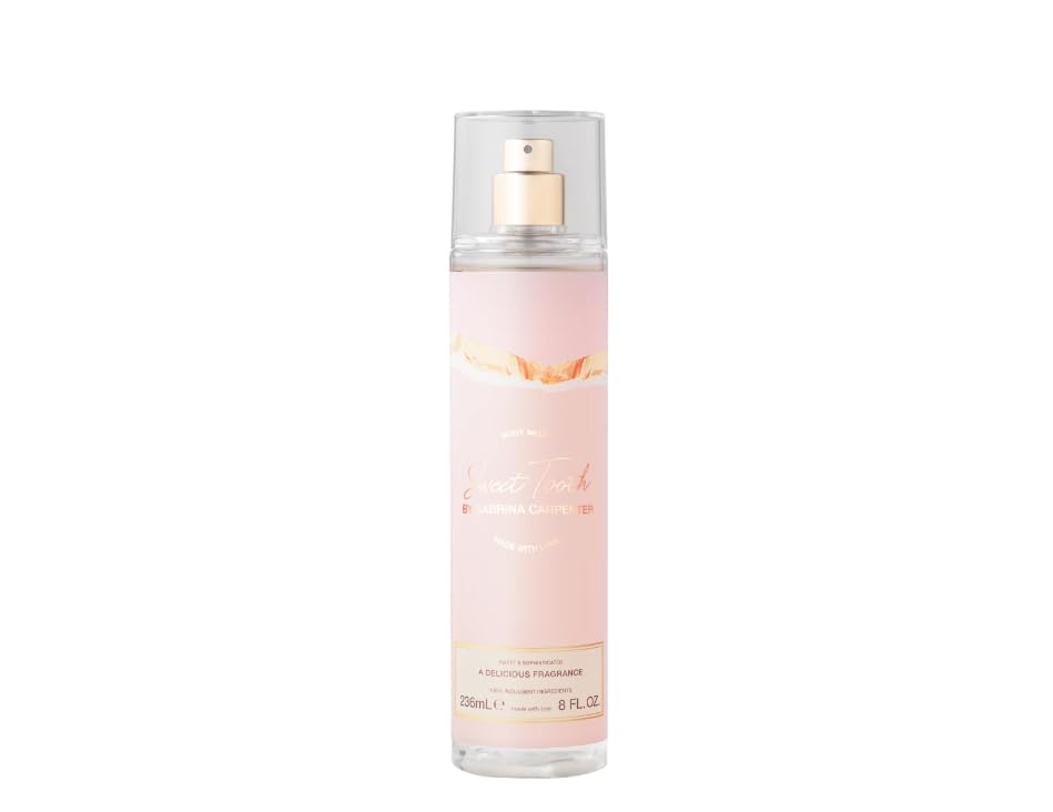 Sabrina Carpenter Sweet Tooth Body Spray for Women - 8 oz Floral Gourmand Fragrance | Long-Lasting Perfume Mist for Daily Wear, Date Night & Special Occasions