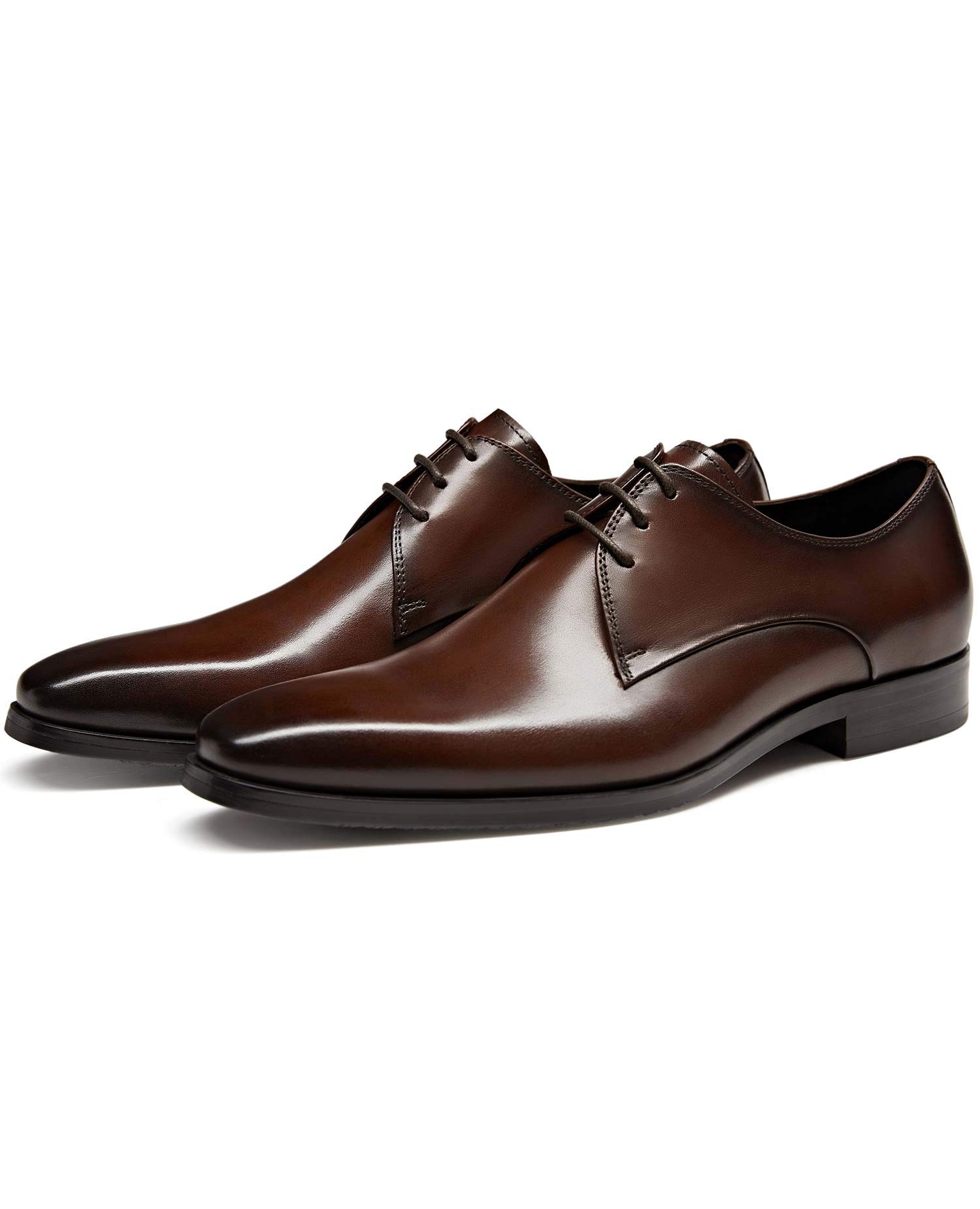 FRASOICUS Men's Genuine Leather Oxford Dress Shoes - Classic Formal Business Shoes for Office, Wedding & Special Occasions