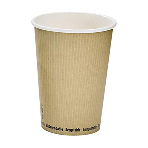 Eco-Friendly Compostable 32oz Kraft Paper Soup Cups (Case of 500) - 5.6