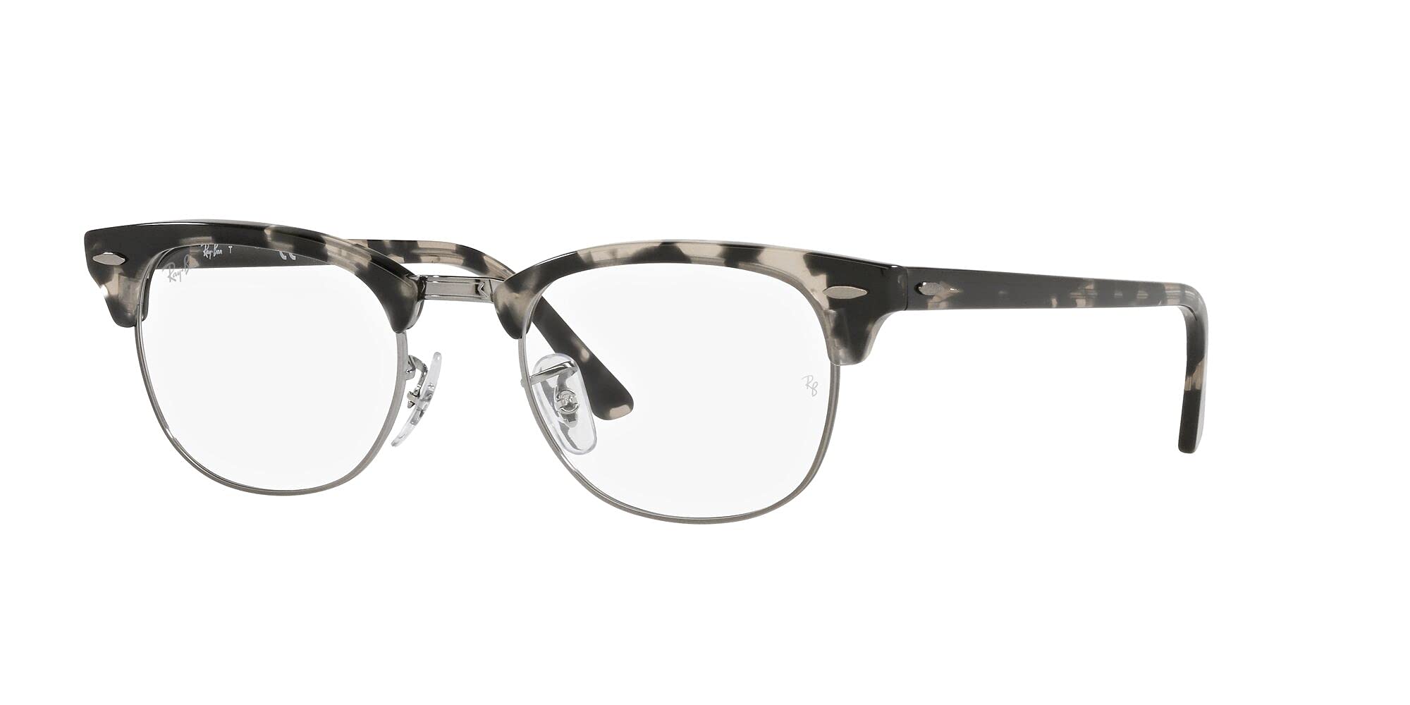 Ray-Ban Rx5154 Clubmaster Square Prescription Eyeglasses Frames - Classic Retro Style for Men & Women - Perfect for Reading, Office Work, and Fashion Accessories