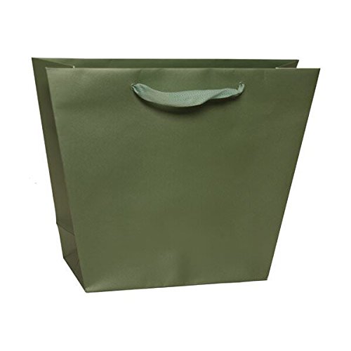 JAM Paper Matte Trapezoid Gift Bags with Rope Handles - 9