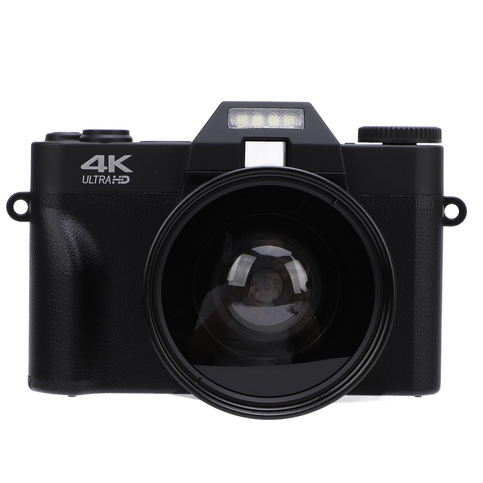 4K 56MP Vlogging Camera with 3in 270° Rotating IPS Touch Screen & WiFi - 16X Digital Zoom Compact Travel Video Camera for YouTube, TikTok, Travel Vlogging & Outdoor Adventures
