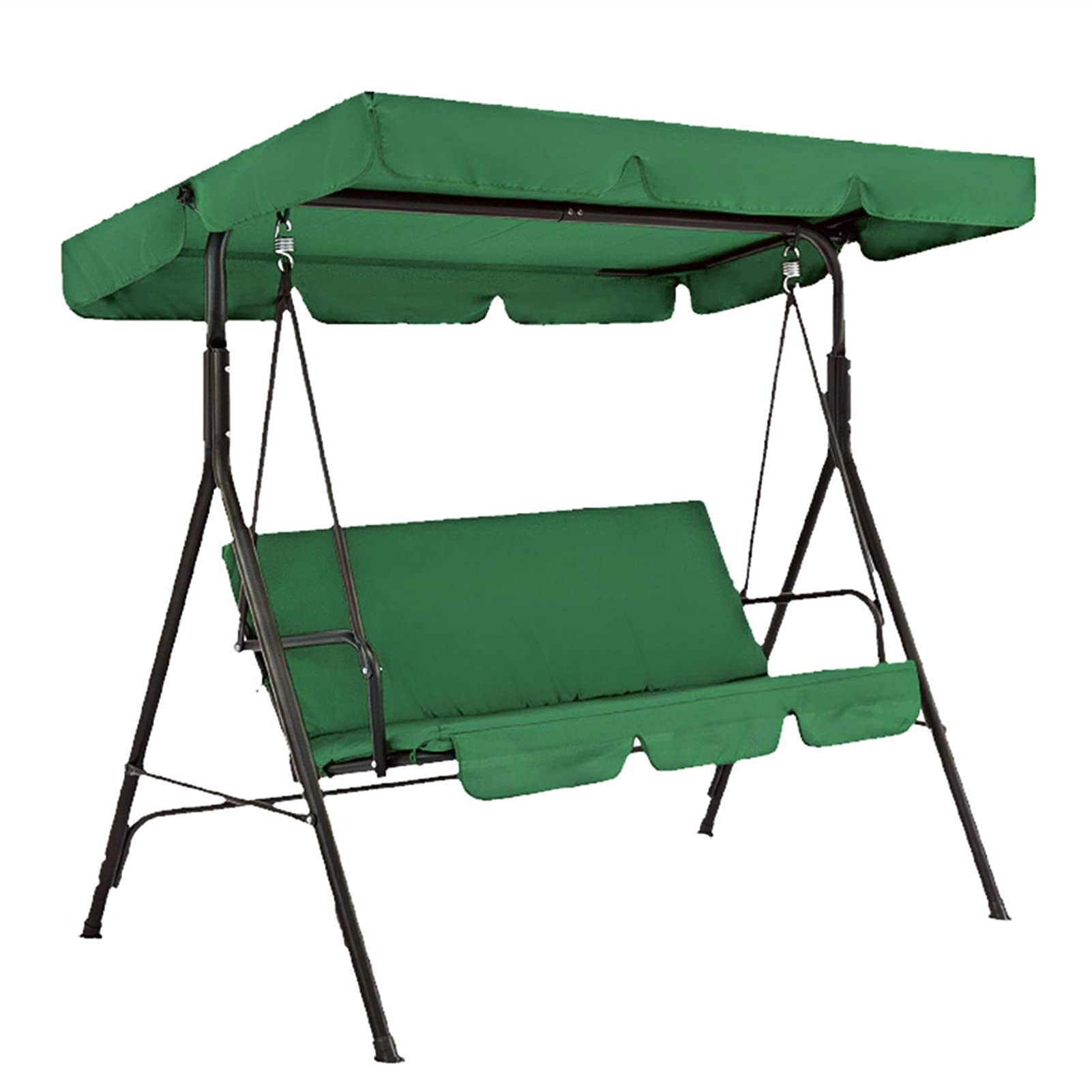 Waterproof Foldable Camping Chair Swing Cover Replacement - Dark Green Outdoor Seat Cushion for Patio, Garden, Yard, Hiking & Camping Gear Accessories | Perfect for Picnics, Beach Trips, Backyard Relaxation & Outdoor Adventures