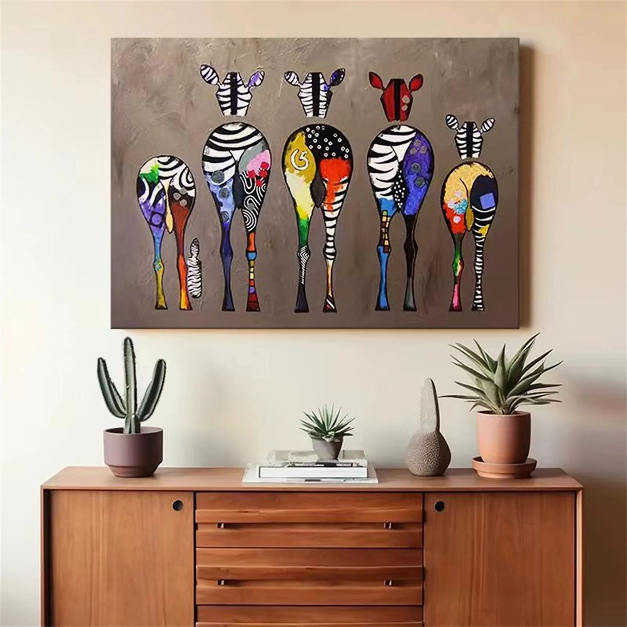 Animal Art Painting #AP019 - Handmade Wildlife Canvas Art for Home & Office Decor | Perfect for Living Room, Bedroom, or Gift