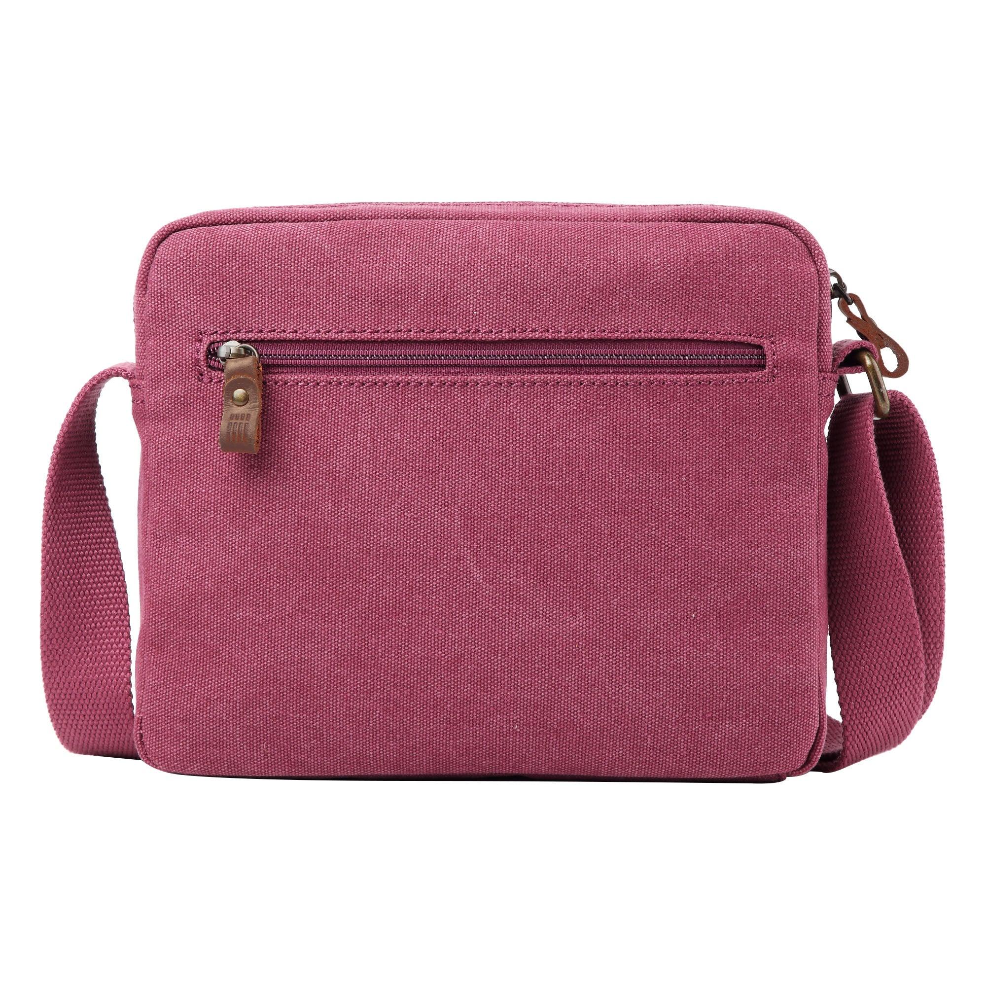 Troop London Classic Canvas Crossbody Bag for Women & Men - Stylish & Durable Shoulder Bag for Travel, Work & Everyday Use