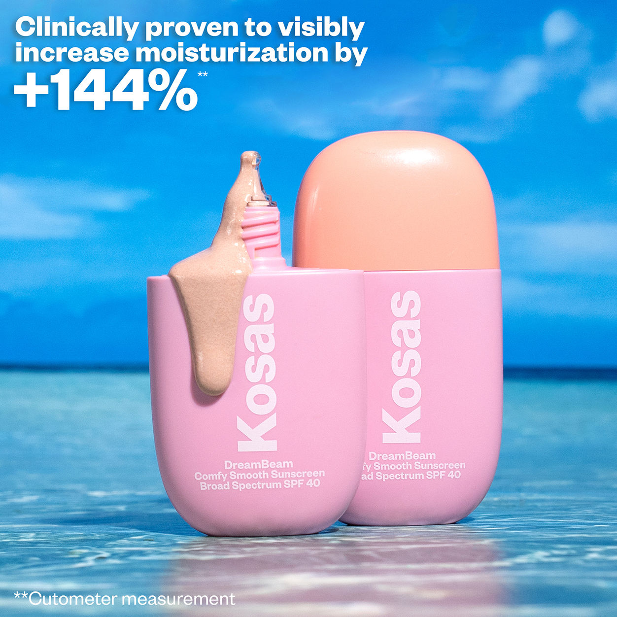 Dream Beam SPF 40 Sunscreen Lotion - Broad Spectrum UVA/UVB Protection, Water Resistant, Lightweight & Non-Greasy Formula for Face & Body | Perfect for Beach, Swimming & Outdoor Activities