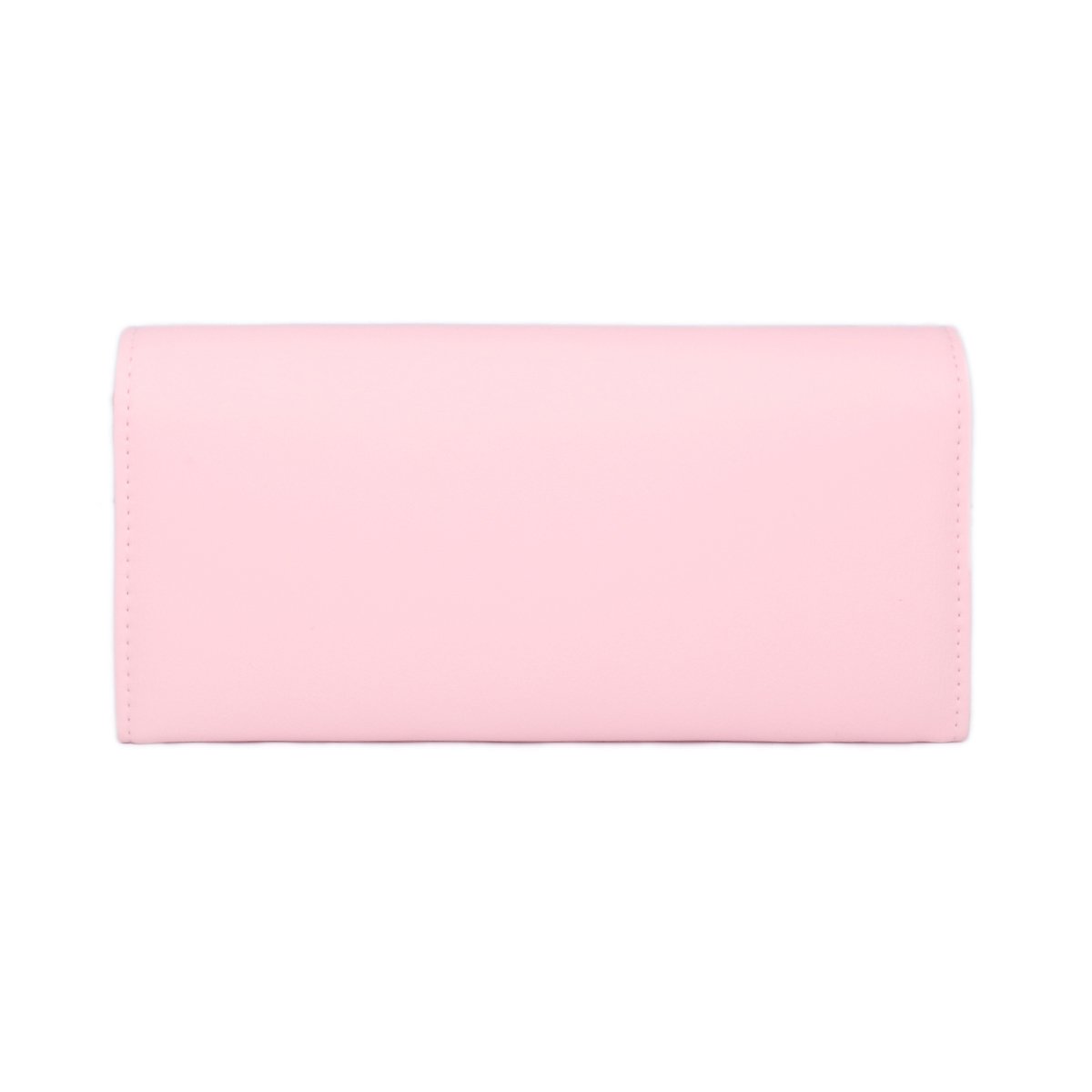 Women's Slim Textured Leather Card Holder with Metal Bar - RFID Blocking Wallet for Credit Cards & IDs - Perfect for Everyday Use, Travel, and Minimalist Style
