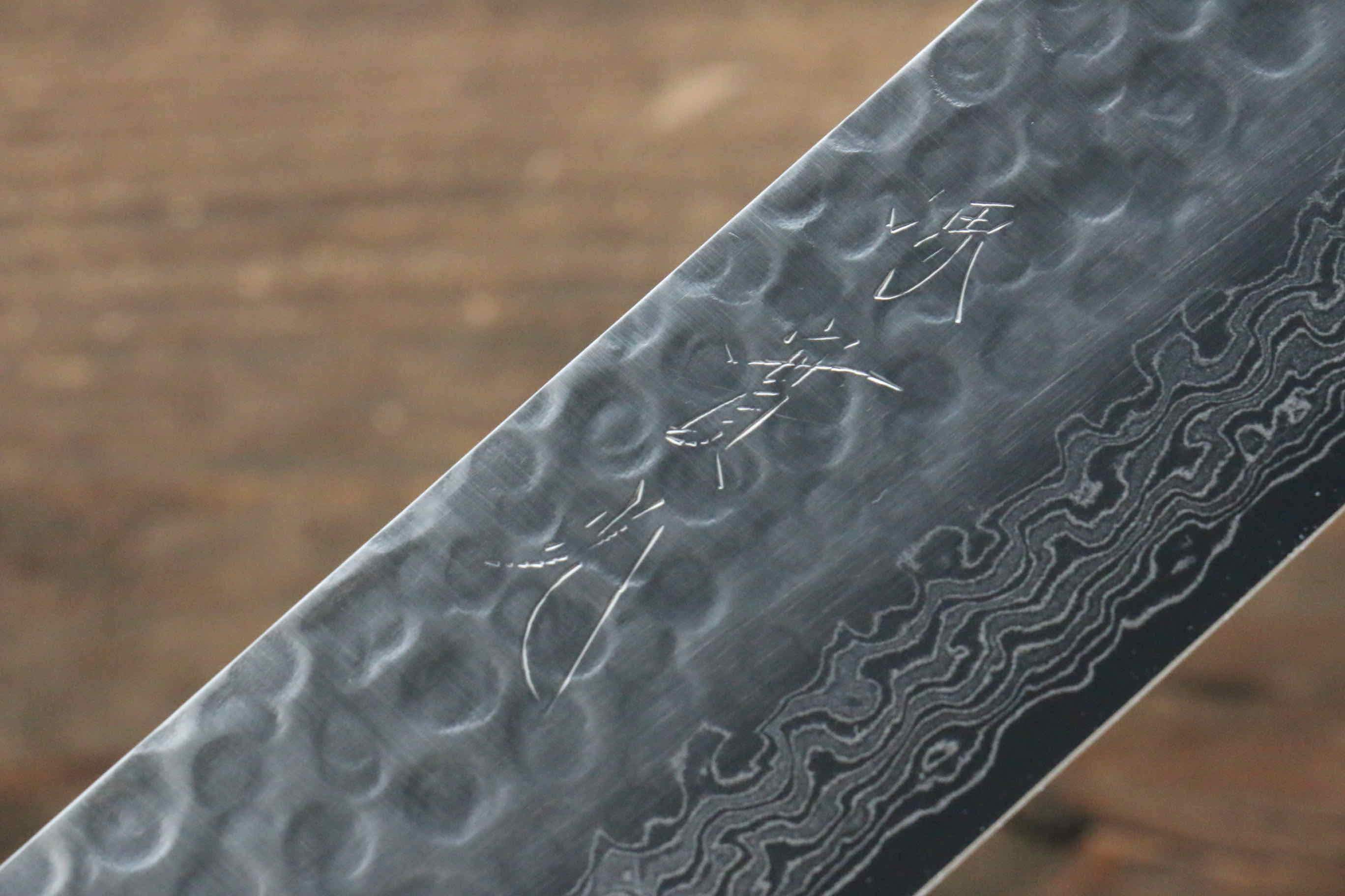 Premium Jikko VG10 17-Layer Damascus Steel Usuba Knife 160mm with Ebony Wood Handle - Professional Japanese Kitchen Knife for Sushi, Vegetables & Precision Cutting