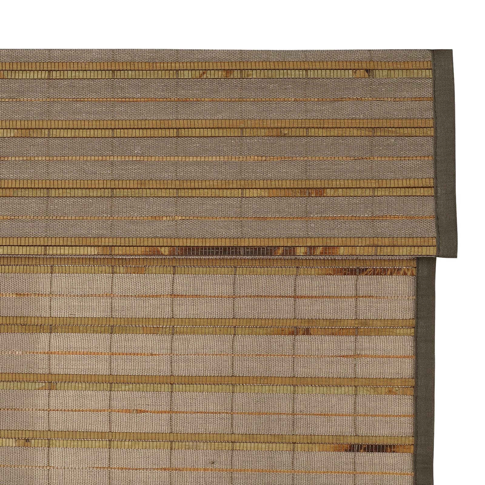 Natural Flax Bamboo Woven Window Shade | Eco-Friendly Rattan Blinds for Home & Office | Perfect for Living Room, Bedroom, and Patio Privacy