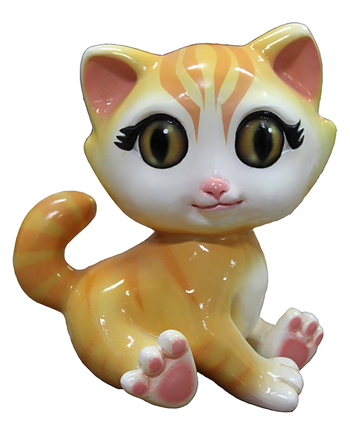 1' Comic Yellow Kitten Plush Toy - Cute Cartoon Cat Stuffed Animal for Kids, Gifts & Home Decor - Perfect for Birthday Presents, Nursery Decorations & Anime Lovers
