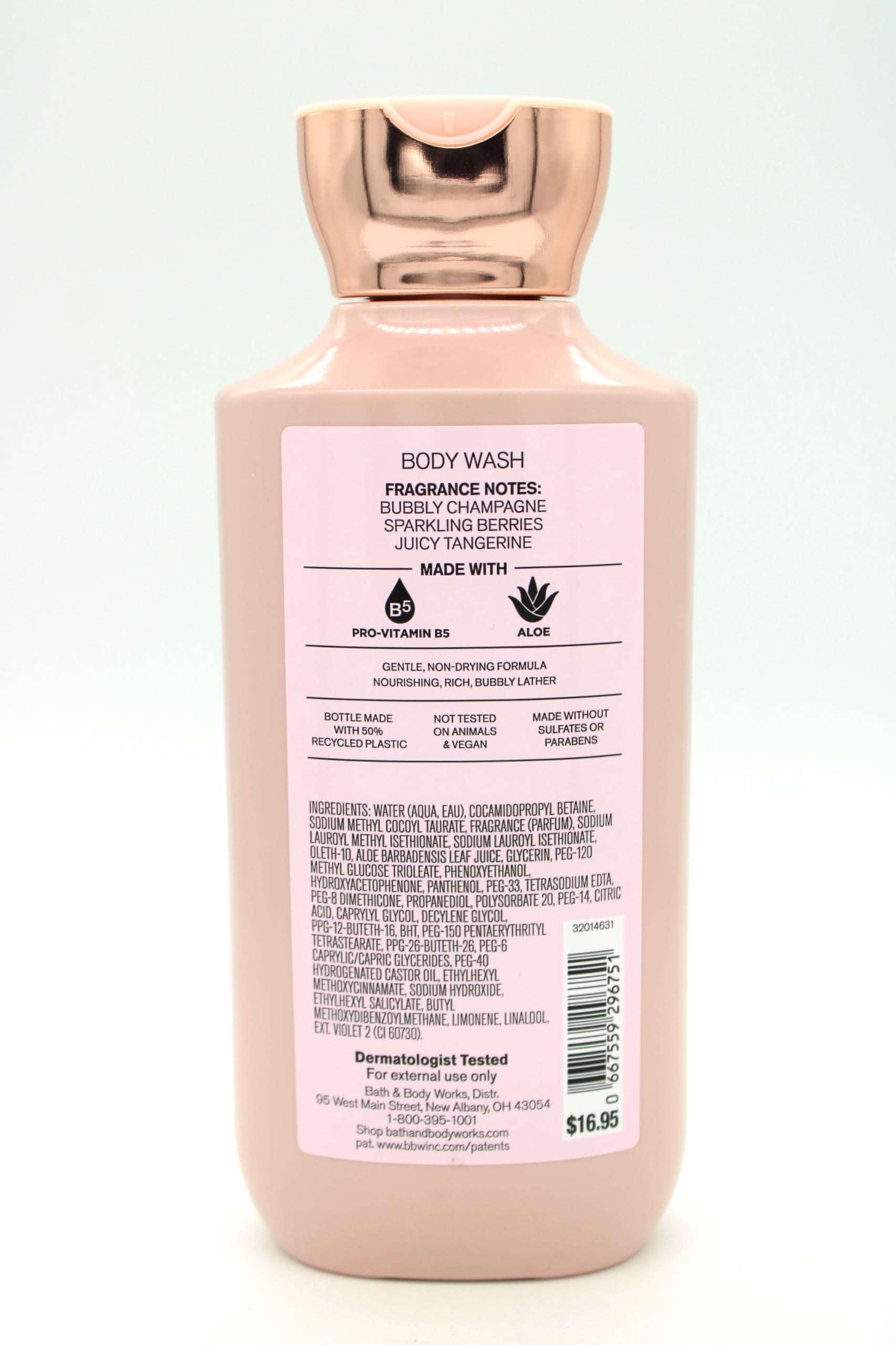 Champagne Toast Shower Gel & Body Wash - 10 fl oz | Bath & Body Works | Luxurious Foaming Cleanser for Relaxing Showers & Spa Days