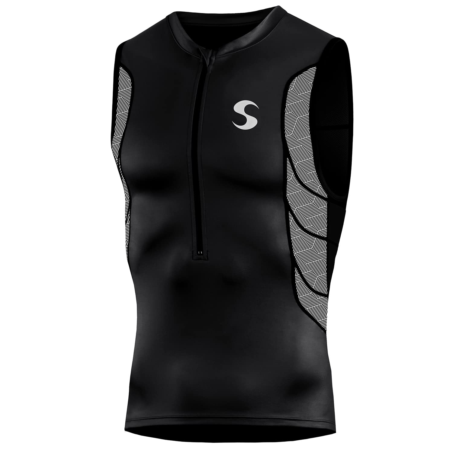Synergy Men's Elite Tri Tank Top Singlet - Breathable Quick-Dry Workout Shirt for Running, Gym & Triathlon Training