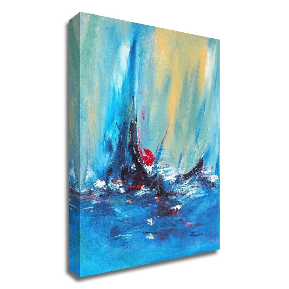 Aurora by Sarah Parsons - Stunning Canvas Wall Art Print, Framed & Ready to Hang - Perfect for Living Room, Bedroom or Office Decor
