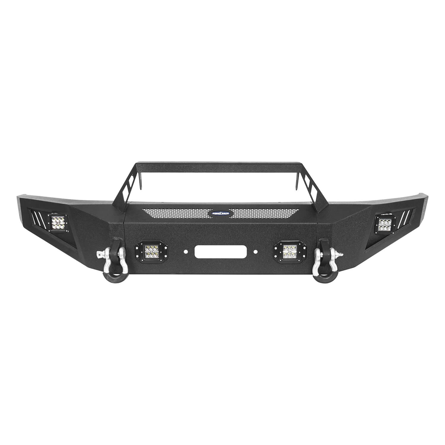 Full Width Front Bumper with Angled Hoop for 2009-2014 Ford F-150 (Excluding Raptor) | Heavy-Duty Off-Road Protection | Perfect for Truck Enthusiasts & Off-Road Adventures