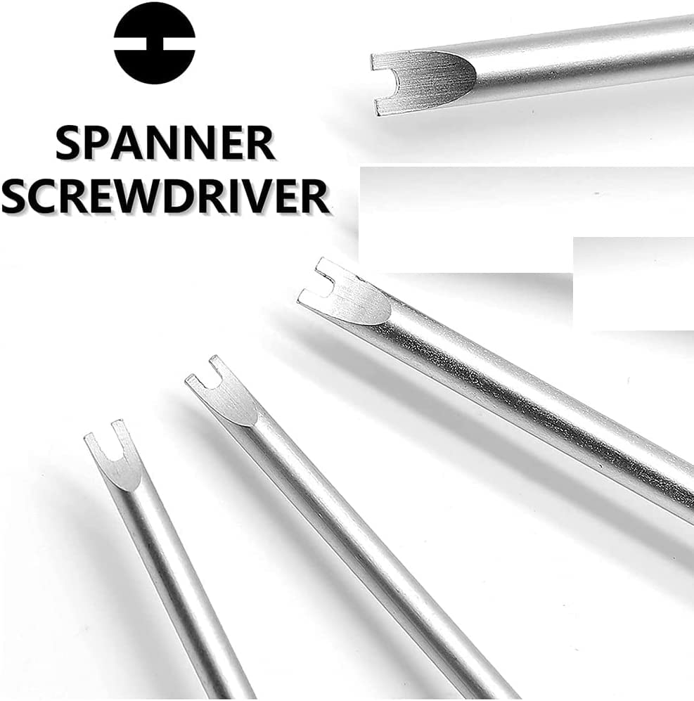 Auniwaig Magnetic Spanner Screwdriver Set - U Tip Precision Screwdriver with Non-Slip Handle (2mm/0.08
