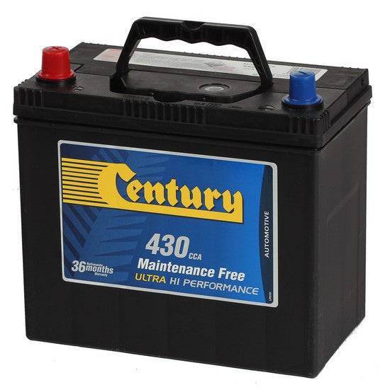 Century NS60SMF Car Battery 430CCA - Reliable Power for Cars, Trucks, and SUVs - Perfect for Cold Weather Starting and Daily Commuting