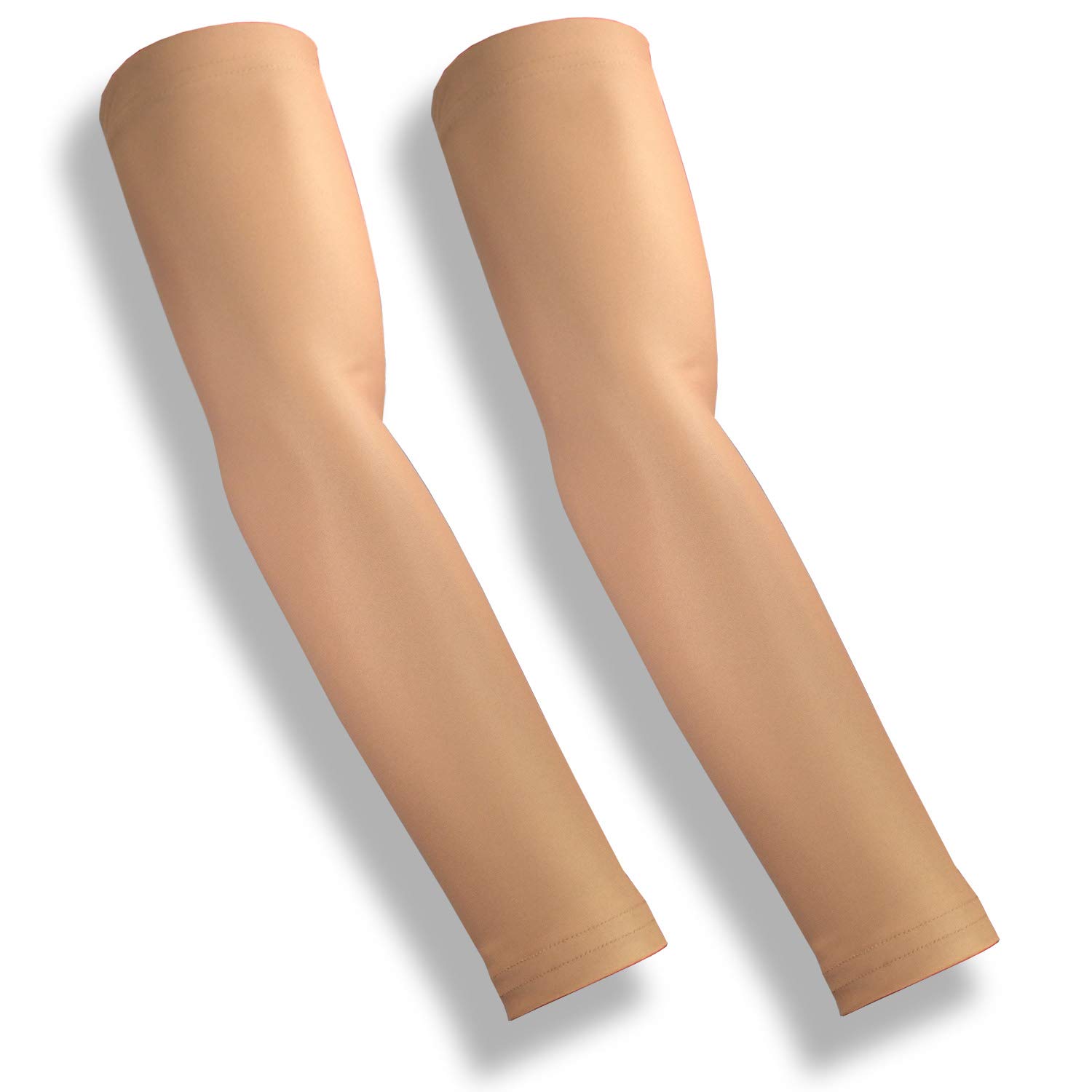 iM Sports Miler Running Arm Cooler & Compression Sleeves - Pair | Moisture-Wicking UV Protection for Men & Women | Ideal for Running, Cycling & Outdoor Sports