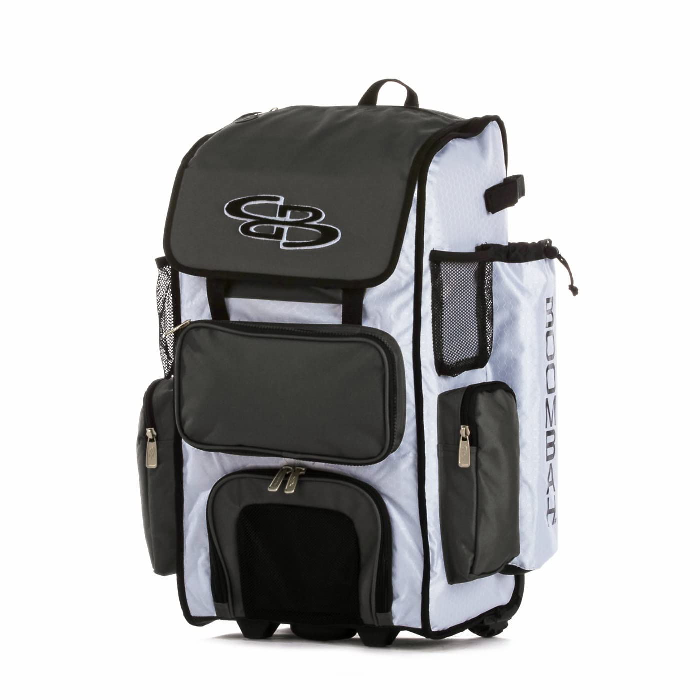 Boombah Rolling Superpack 2.0 Baseball Softball Gear Bag with Wheels - 23.5