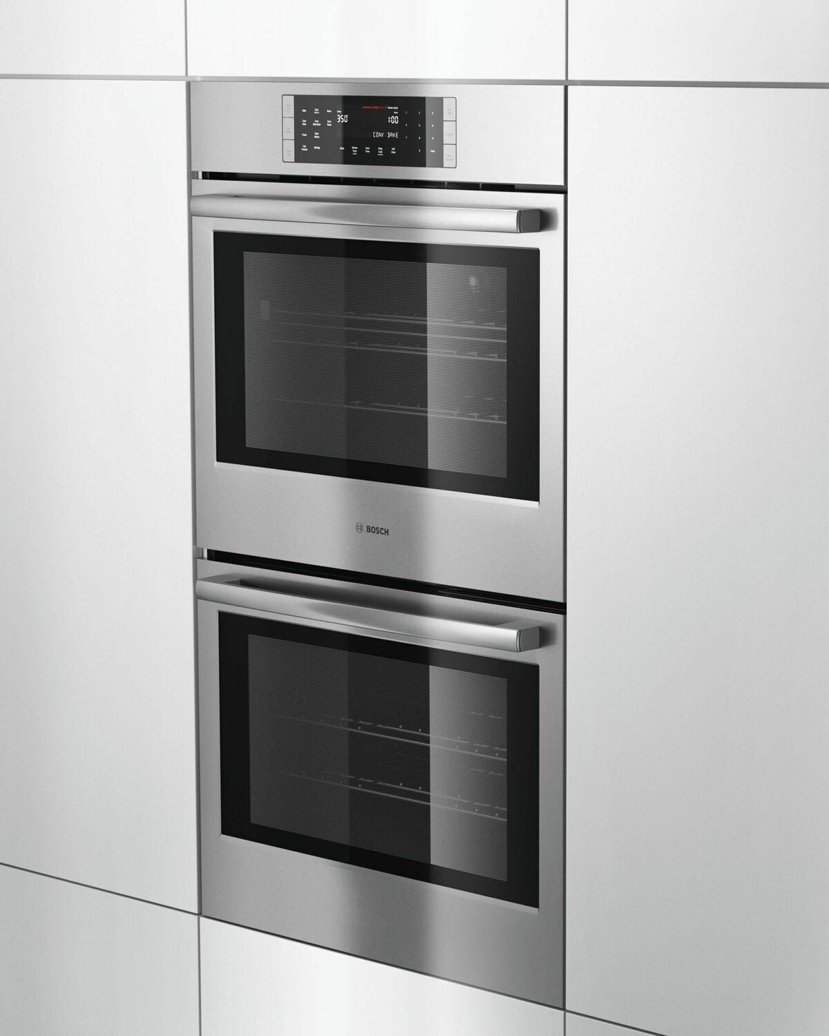 Bosch HBL8651UC 800 Series 30-Inch Double Wall Oven with Convection & Thermal Baking, Stainless Steel, Touch Control - Perfect for Large Kitchens & Holiday Cooking