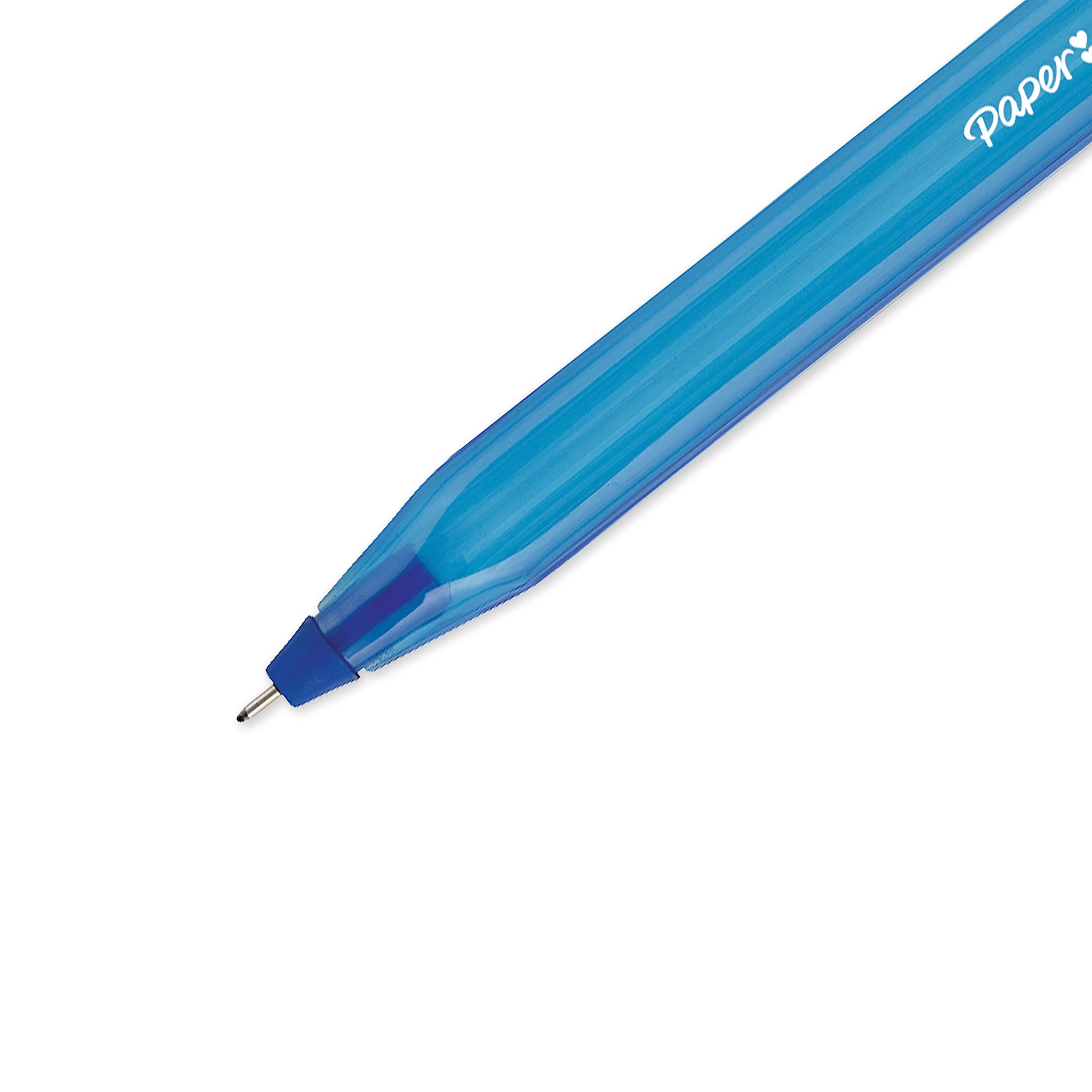 Paper Mate InkJoy 100ST Medium Point Ballpoint Pens (1.0mm) - 100 Count Pack of Blue Pens for Office, School, Note Taking & Everyday Writing