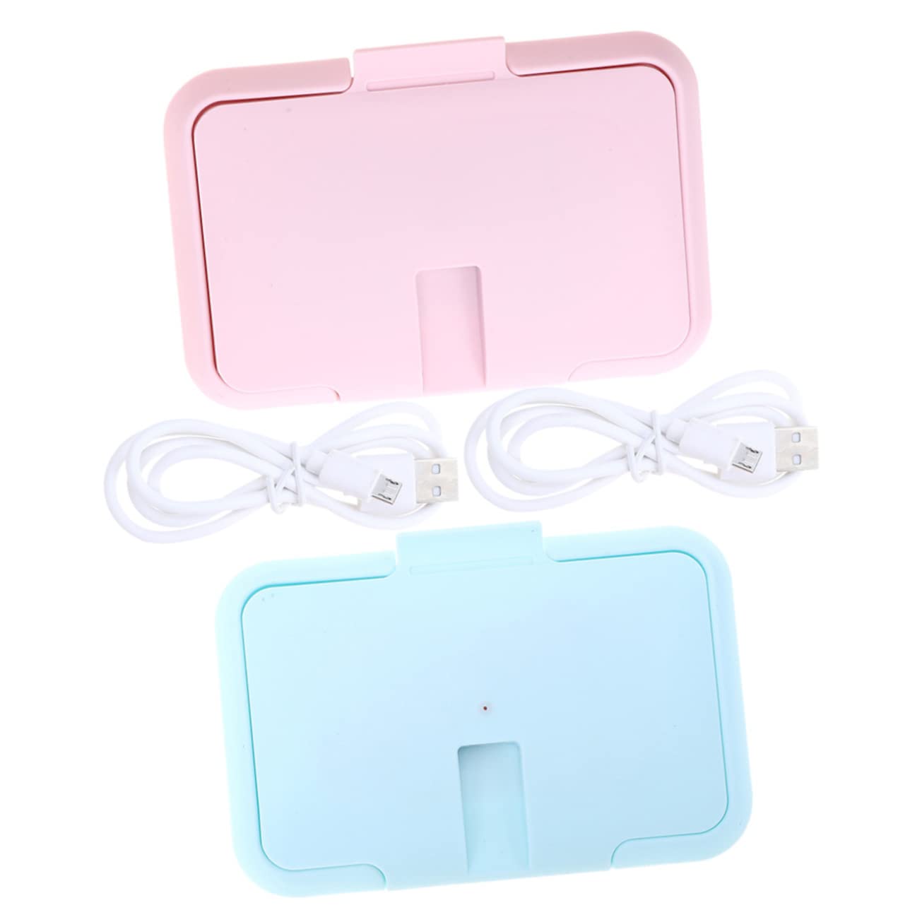 Totority 4-Pack Electric Wet Wipes Warmer & Dispenser - Heated Baby Wipes for Diaper Changes, Facial Cleansing & Makeup Removal - Perfect for Nursery, Bathroom & Travel