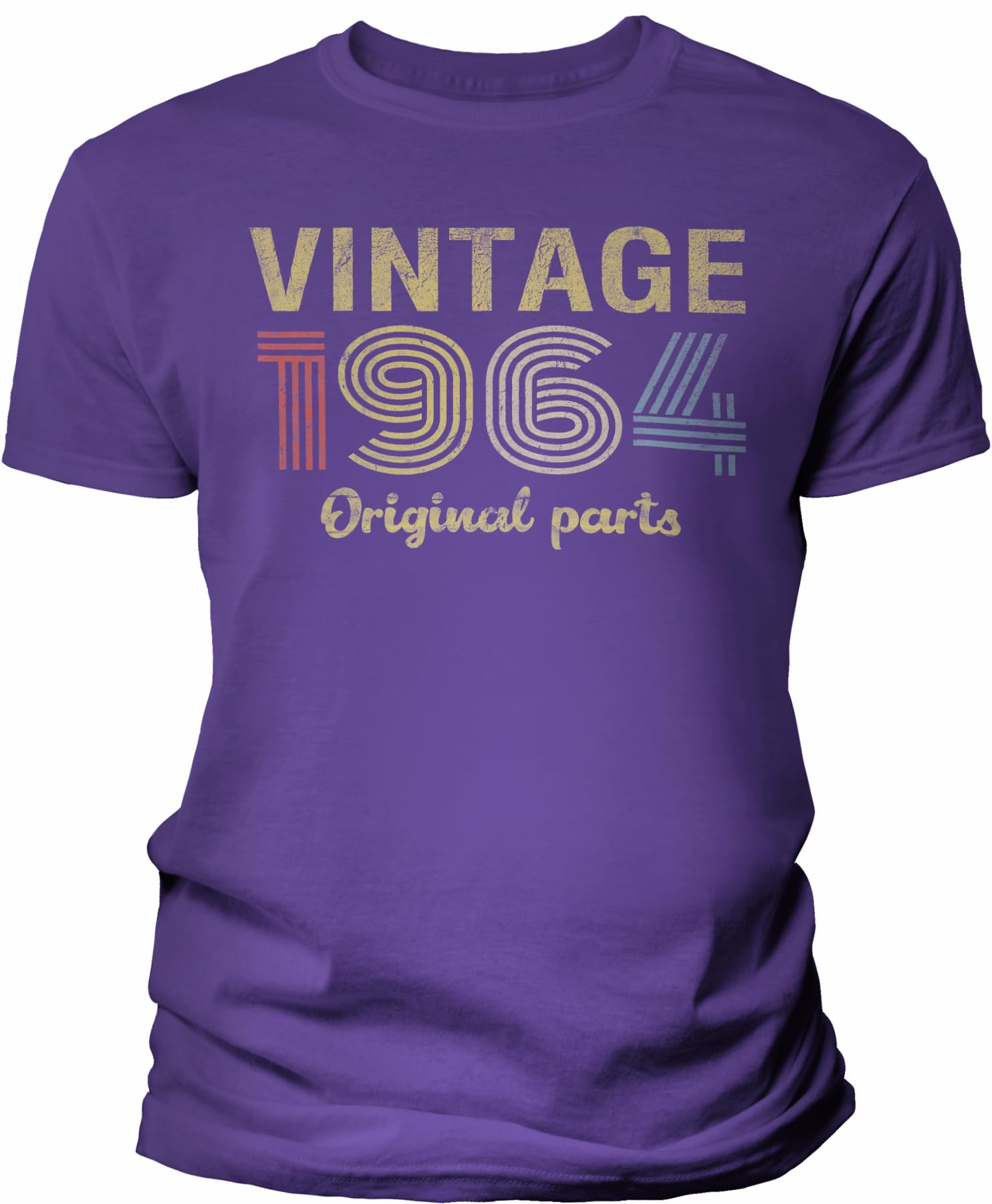 Vintage 1964 Retro 61st Birthday Gift for Men - Original Parts Themed T-Shirt - Perfect for Milestone Celebrations & Nostalgic Parties