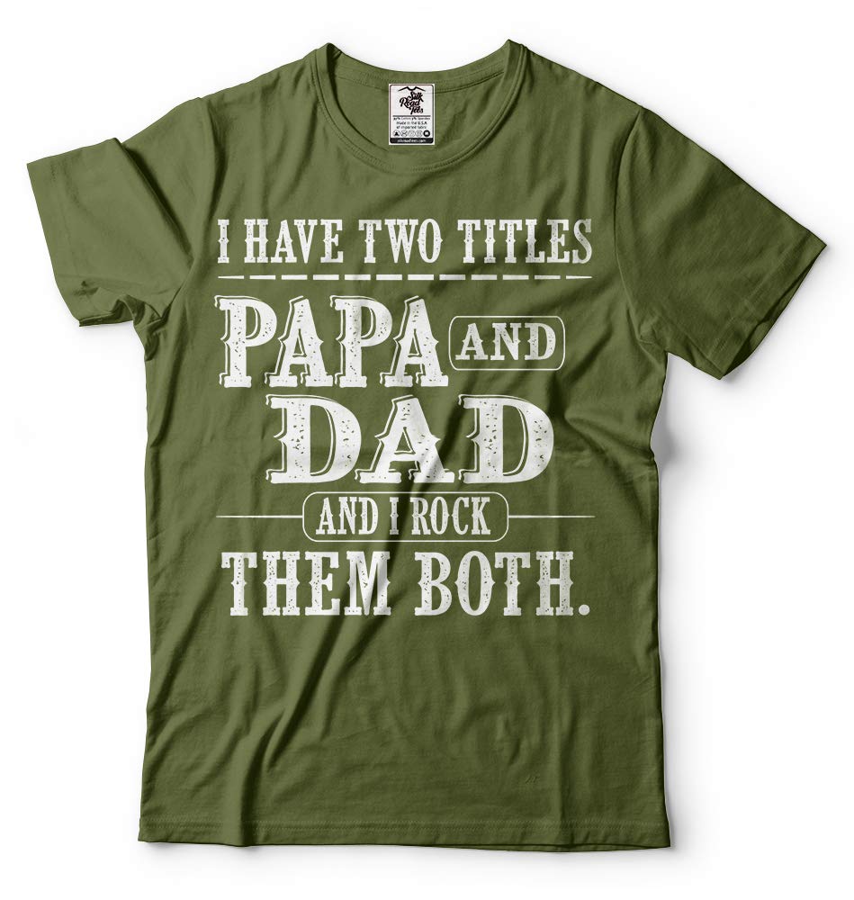 Funny Papa Dad T-Shirt for Men - Cool Fathers Day Gift Idea - Perfect for Birthday, Anniversary & Family Gatherings
