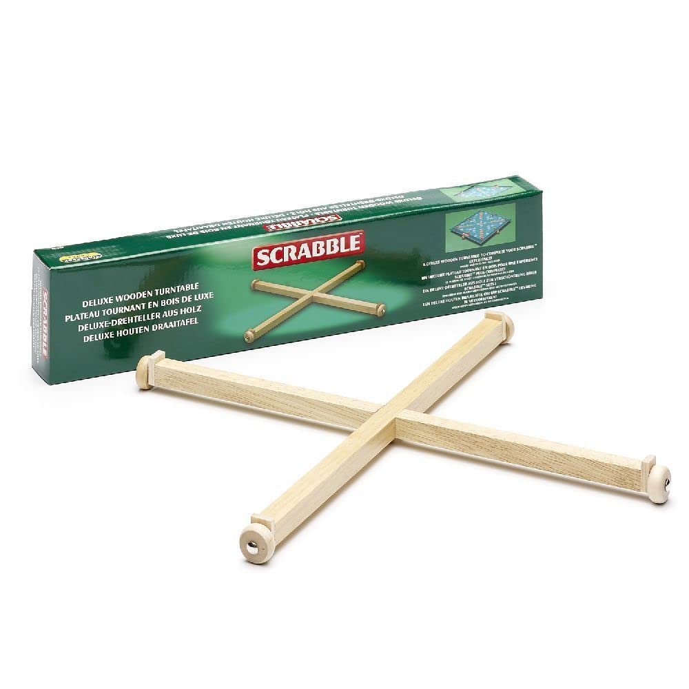 Scrabble Turntable Board Game Accessory - Spinning Base for Easy Tile Play | Perfect for Family Game Nights & Competitive Word Play