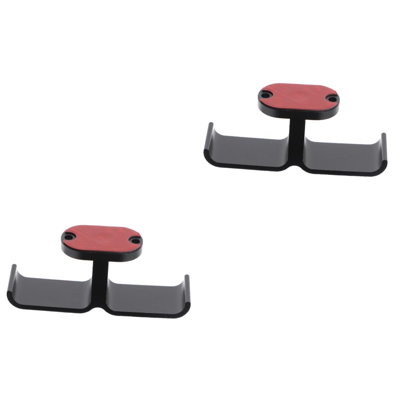 2-Pack Durable Adhesive Headphone Stand Holder for Gaming PC & Office Desk - Space-Saving Headset Organizer with Strong Mounting (Perfect for Gamers, Streamers & Remote Workers)