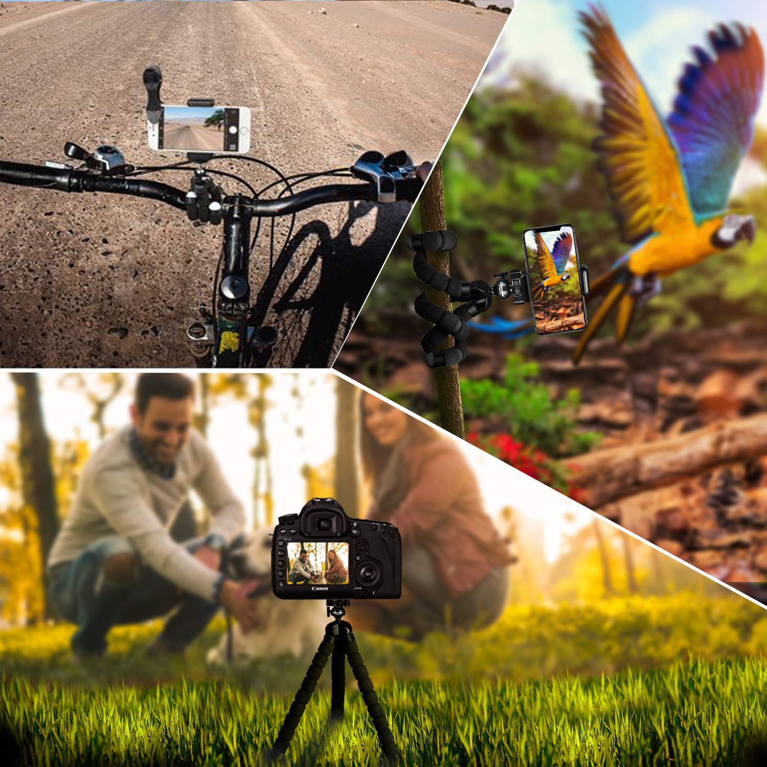 15-in-1 Universal Smartphone Camera Lens Kit - 18X Telephoto, Wide Angle, Macro, Fisheye & Kaleidoscope Lenses with CPL/Flow/Star/Radial Filters + Tripod & Remote Shutter - Compatible with Most iPhones & Android Phones - Perfect for Travel, Vlogging, Photography & Social Media Content Creation