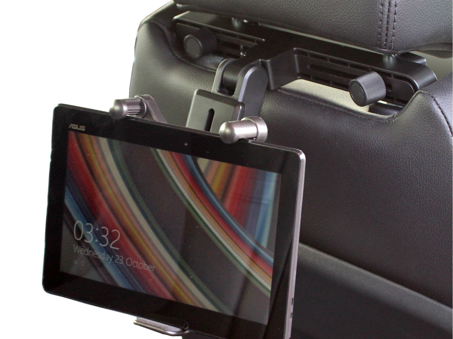 Navitech Car Headrest Mount Holder for Kindle Fire - Adjustable Tablet Stand for Backseat Entertainment, Travel & Road Trips