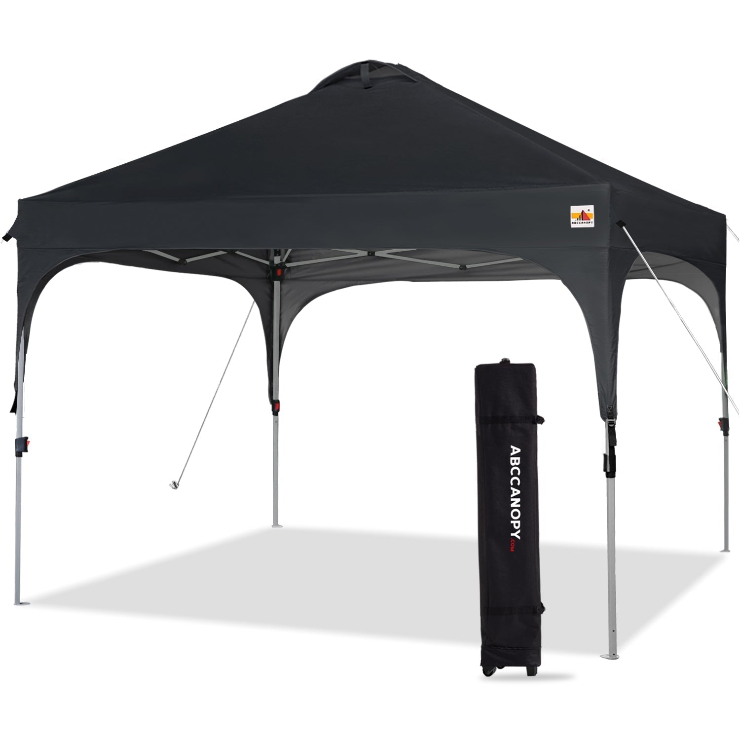 ABCCANOPY Instant Pop Up Canopy Tent - Portable Shelter for Camping, Beach, Picnics & Outdoor Events (6.6x6.6ft, 8x8ft, 10x10ft Sizes) - UV Protection & Water-Resistant for Sun Shade & Rain Protection