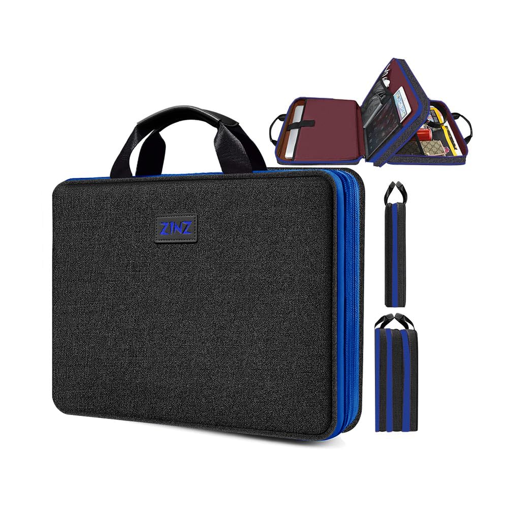 ZINZ Slim & Expandable Laptop Sleeve for 13-16 Inch MacBook/Notebook - Lightweight Protective Case with Storage Pocket | Perfect for Work, School & Travel