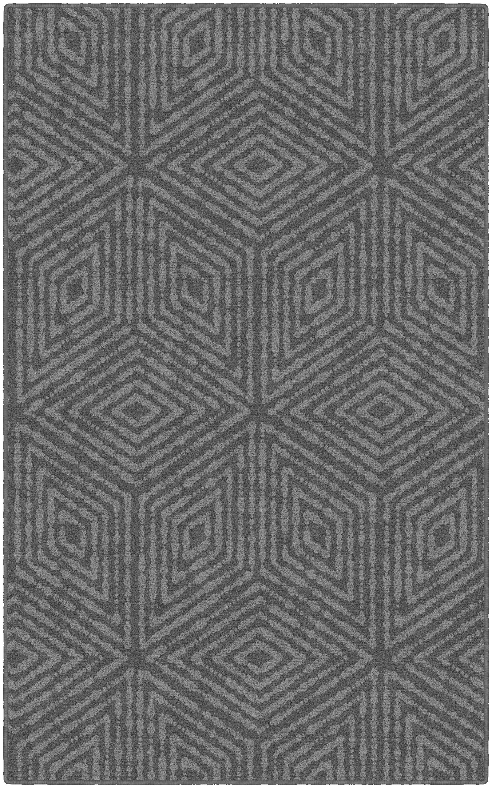 Brumlow Mills Tribal Diamonds Geometric Pattern Area Rug - 2'6