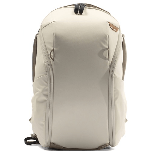 Peak Design Everyday Backpack 15L - Waterproof Camera Backpack with Zip Closure, Bone Color - Perfect for Travel, Photography & Daily Commute