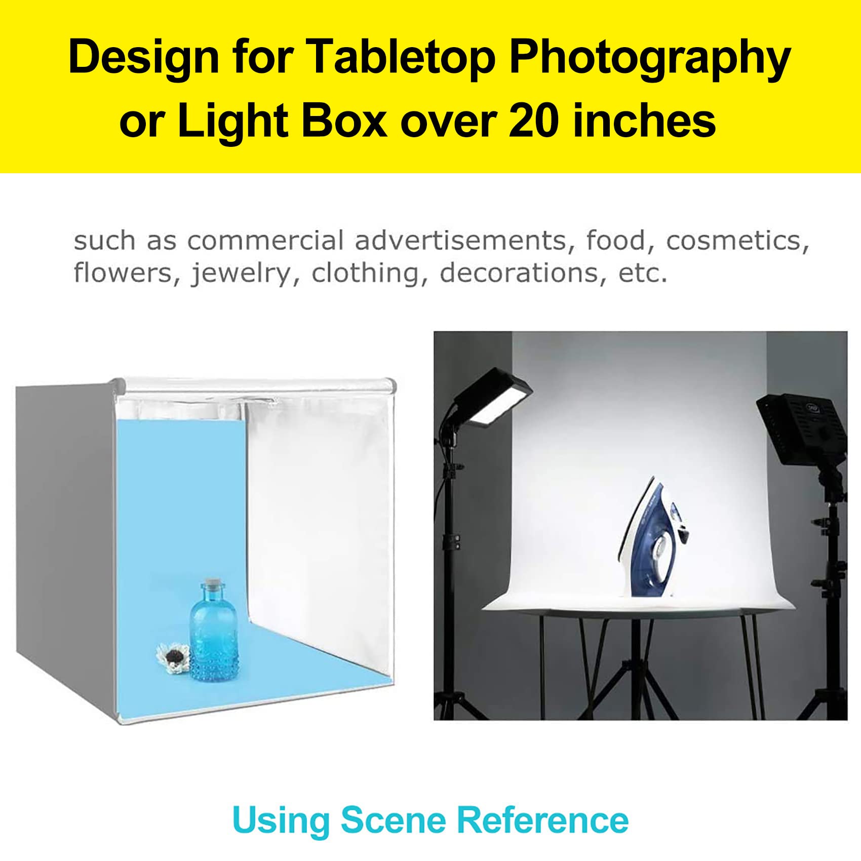 Selens 50x100CM PVC Photography Backdrop - Waterproof Vinyl Food Background in 9 Colors | Studio Photo Props for Product Photography, Flat Lay Jewelry & Cosmetics Shooting | Perfect for Ecommerce, YouTube Videos & Social Media Content Creation