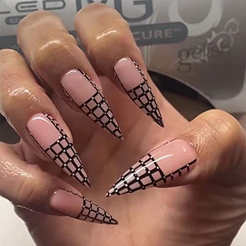 Grid False Nails