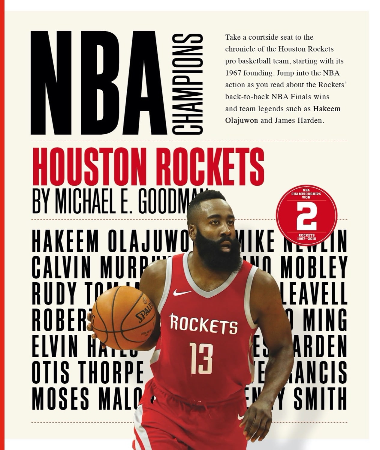 Houston Rockets NBA Basketball Book 978-1-64026-020-7 - Perfect Gift for Basketball Fans & Sports Enthusiasts