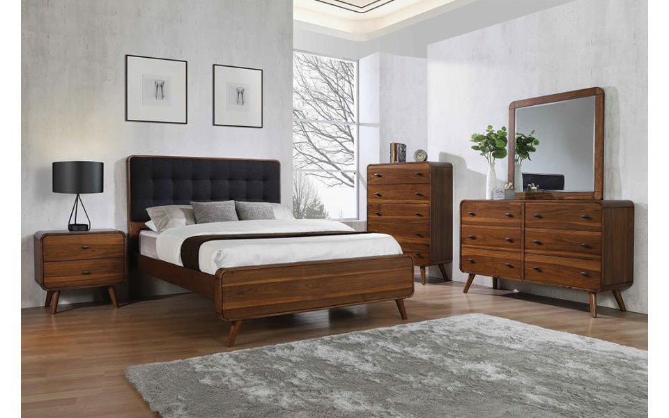 Robyn Dresser - Modern Wooden Dresser with 6 Drawers, Sturdy Storage Cabinet for Bedroom, Living Room, and Office Organization
