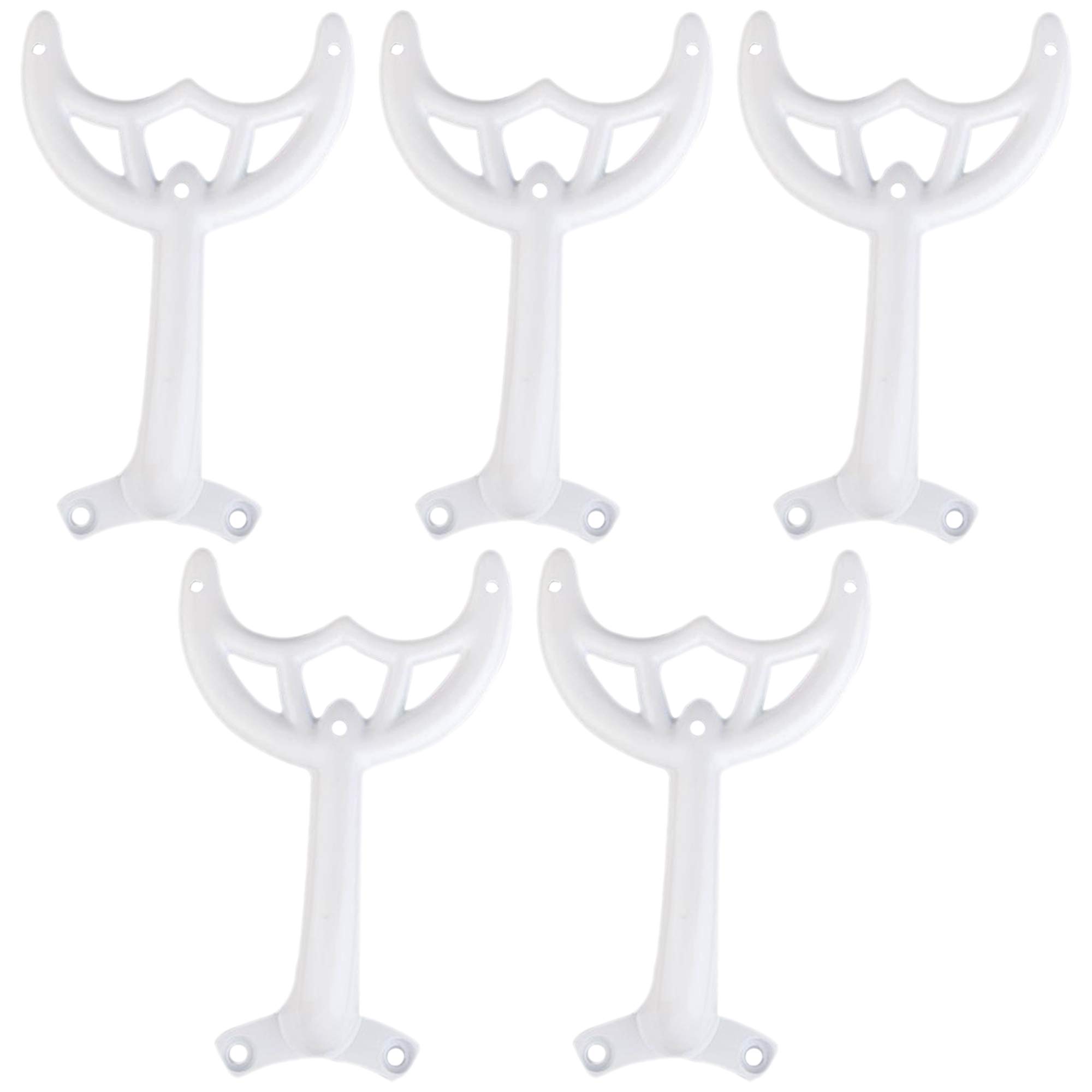 52 Inch White Ciata Replacement Ceiling Fan Blade Arms - Durable & Quiet for Living Room, Bedroom, or Patio Cooling